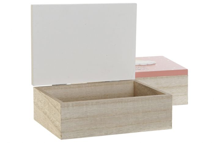 Caja madera personalizada arcoíris - Yelocai